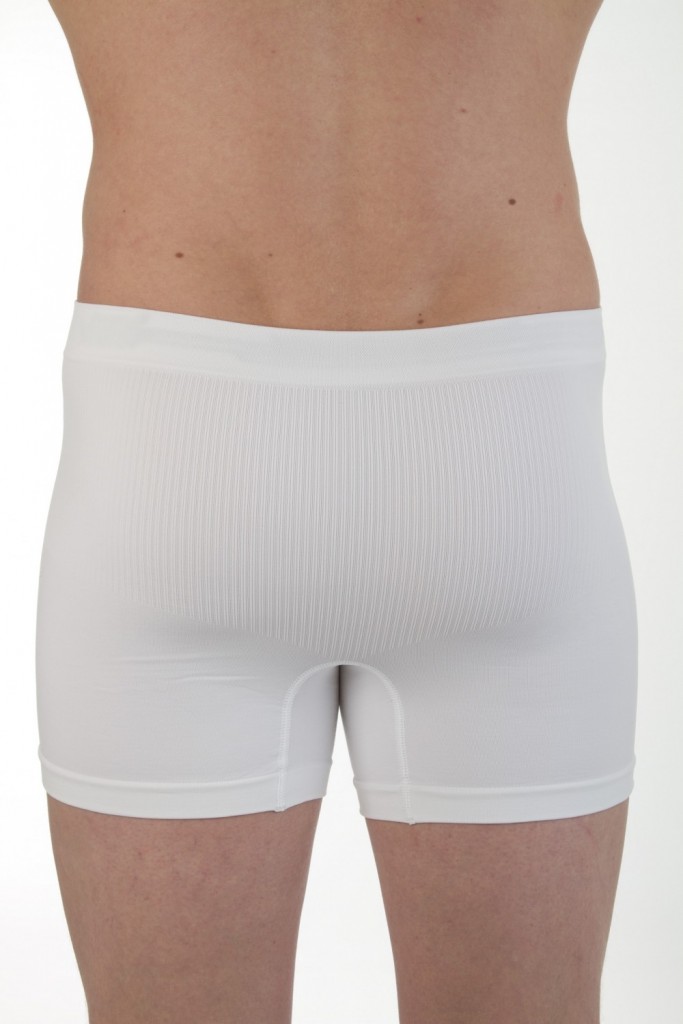 Comfizz Level 1 Lav Unisex Boxer Hvit Stomioperasjon. Nyoperert